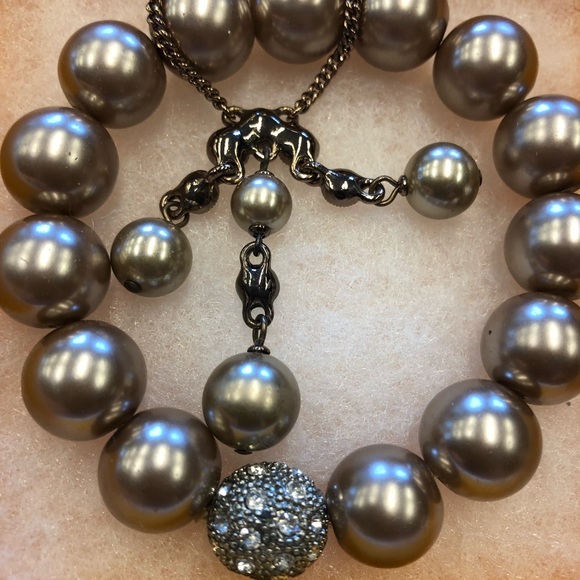 Very nice Champagne bracelet and necklace set. - Picture 2 of 3